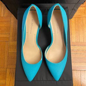 BCBGeneration Turquoise Aqua Textured Heels - Size 8